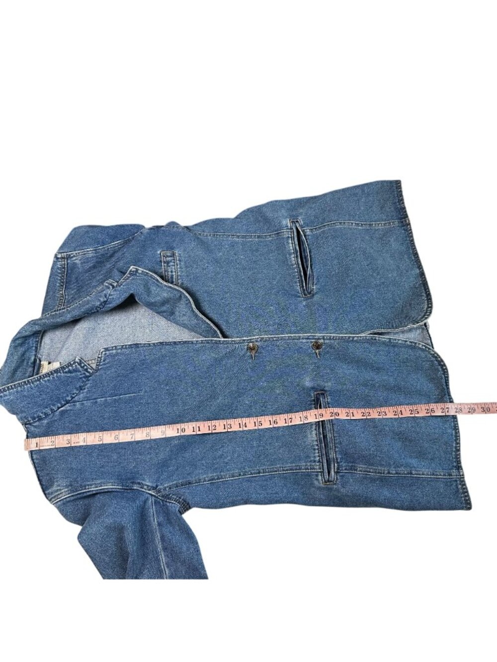 Vintage 80s Crossroads Denim BlazerJack Western Canadian Tuxedo Medium - Picture 9 of 9